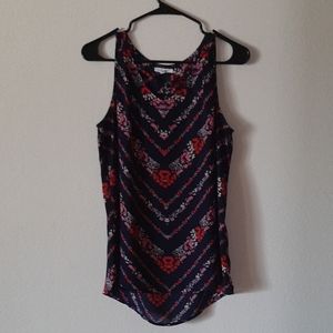 Floral blouse/tank top